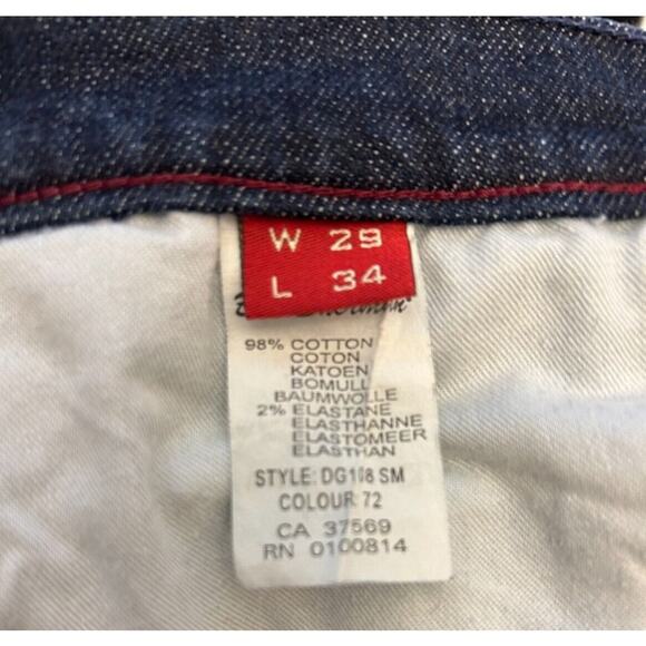 Ben Sherman Jeans Women's Flared Boot Cut Low Rise Blue Denim 29w x 34L - Picture 7 of 8